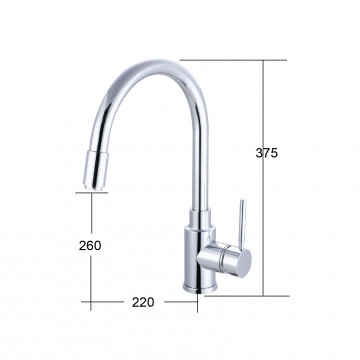 Day&Day - 伸縮廚房龍頭 / ED-K11311