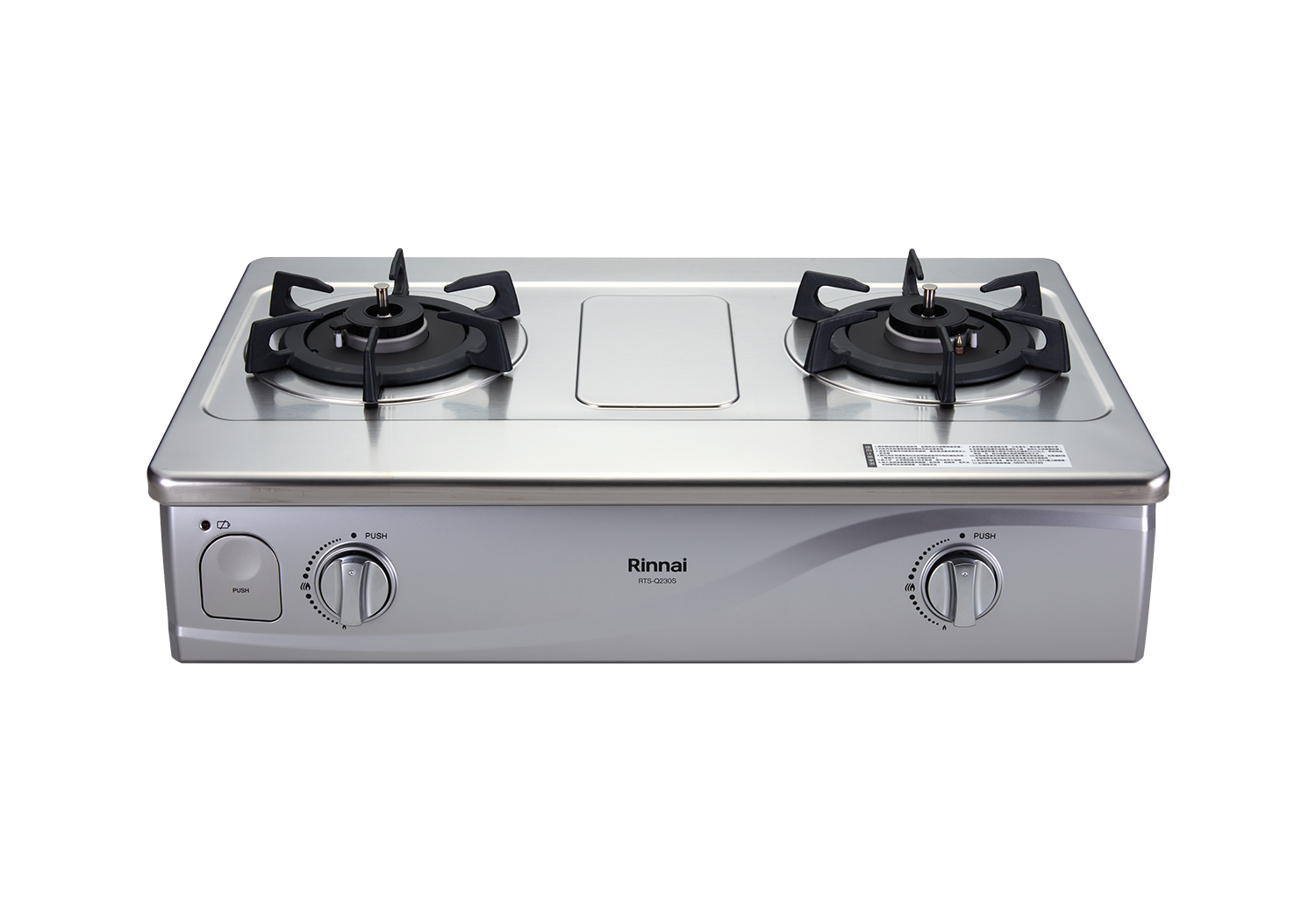 台爐式感溫不鏽鋼雙口爐-RTS-Q230S