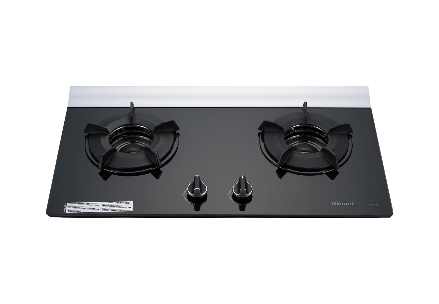 檯面式內焰玻璃雙口爐-RB-201GN(B)