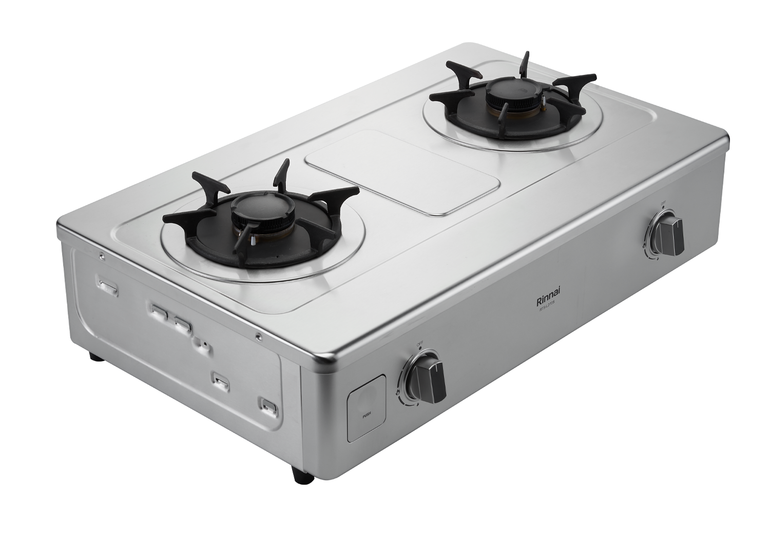 Rinnai林內-台爐式彩焱不鏽鋼雙口爐-RTS-L270S