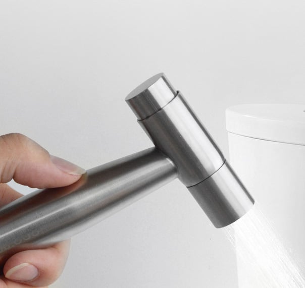 VOB - 304不銹鋼按壓式沖洗器 - ST2518-SH