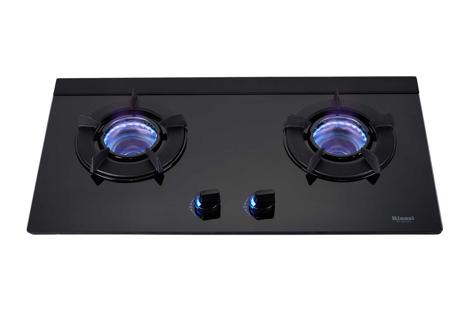檯面式內焰玻璃雙口爐-RB-N212G(B)