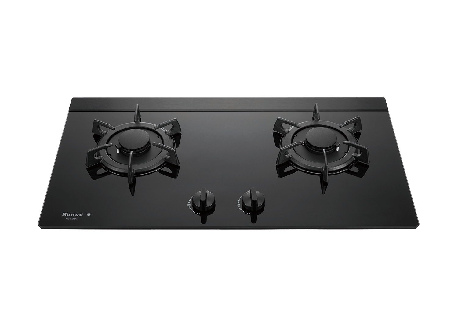 檯面式蓮花玻璃雙口爐-RB-F218G(B)