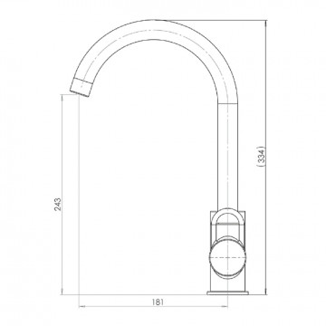 DAY&DAY 日日 - 廚房檯面無鉛龍頭 - EA-022-GB