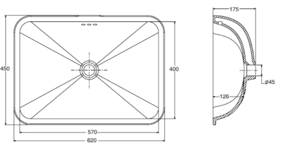 KOHLIER 下崁盆-K-2949T-0
