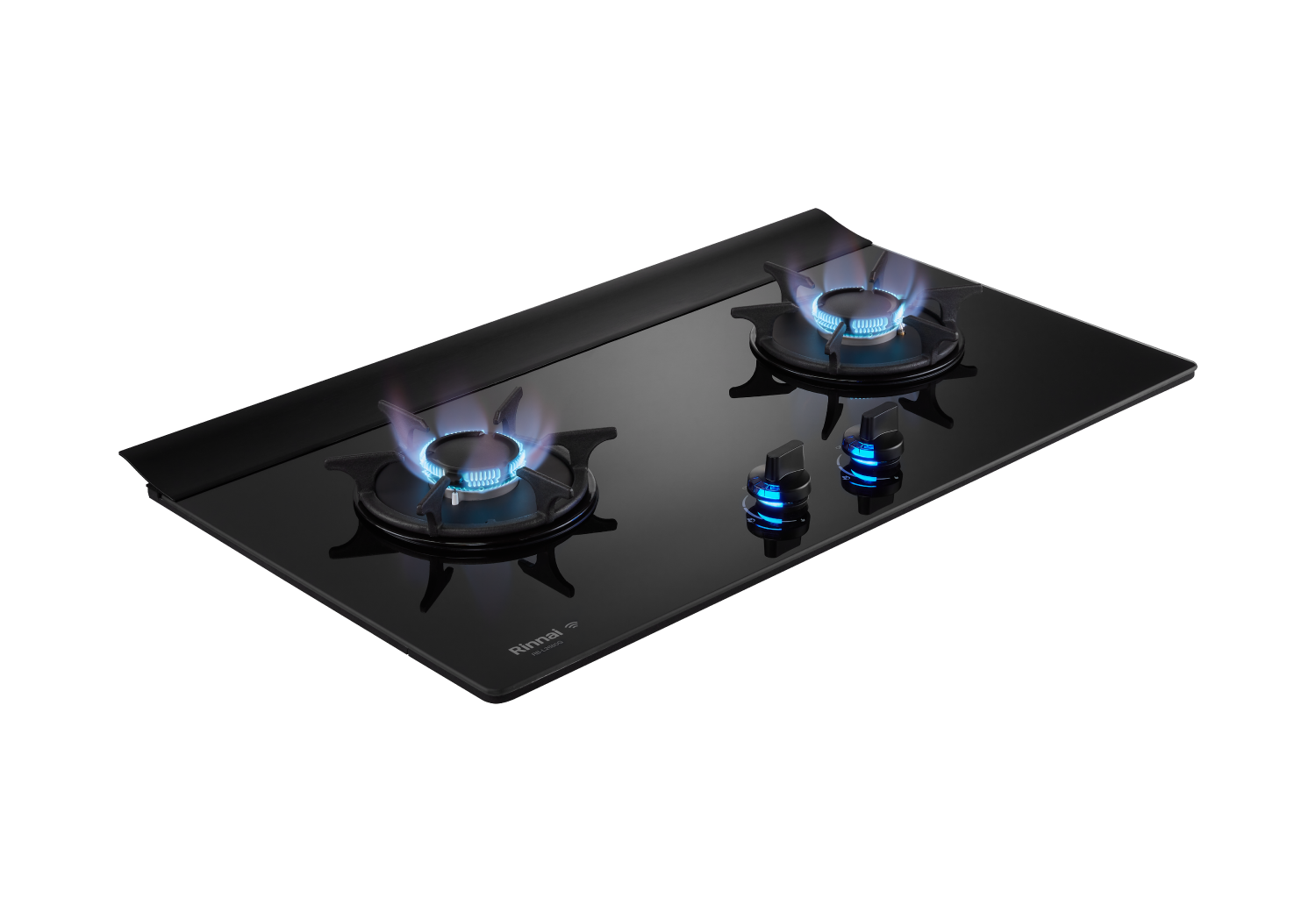 Rinnai林內-檯面式彩焱玻璃雙口爐-RB-L2680G(B)