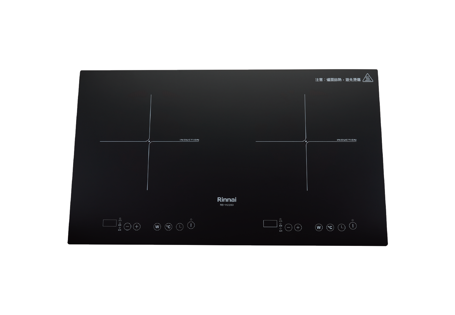 IH智慧感應雙口爐(橫向)-RB-H2280A