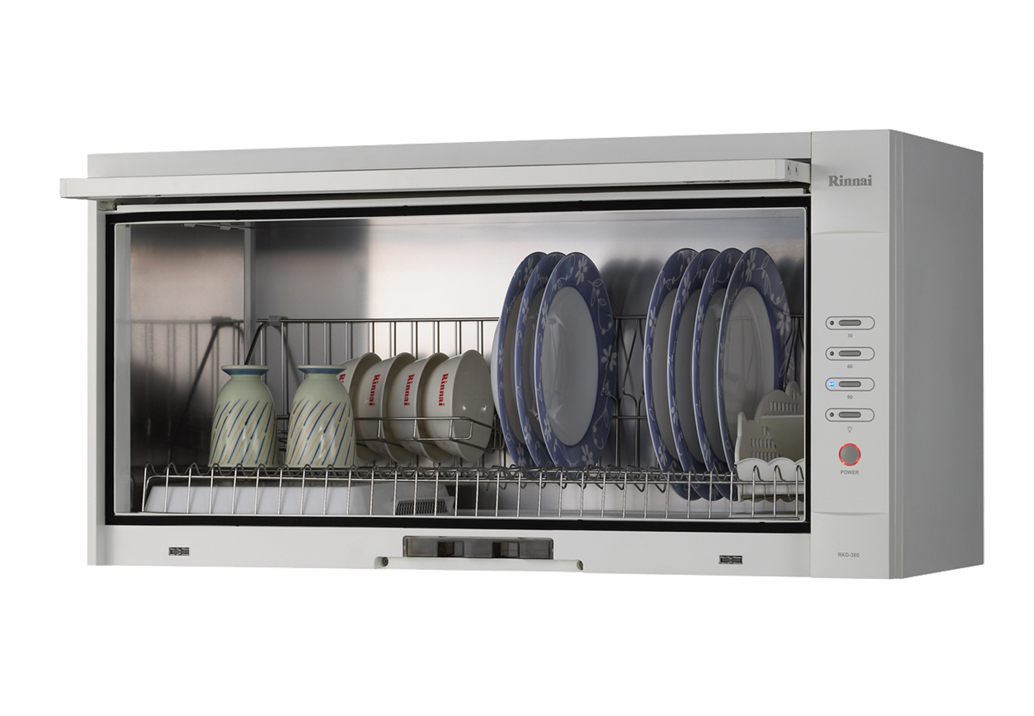 懸掛式熱風循環烘碗機-RKD-380(W)