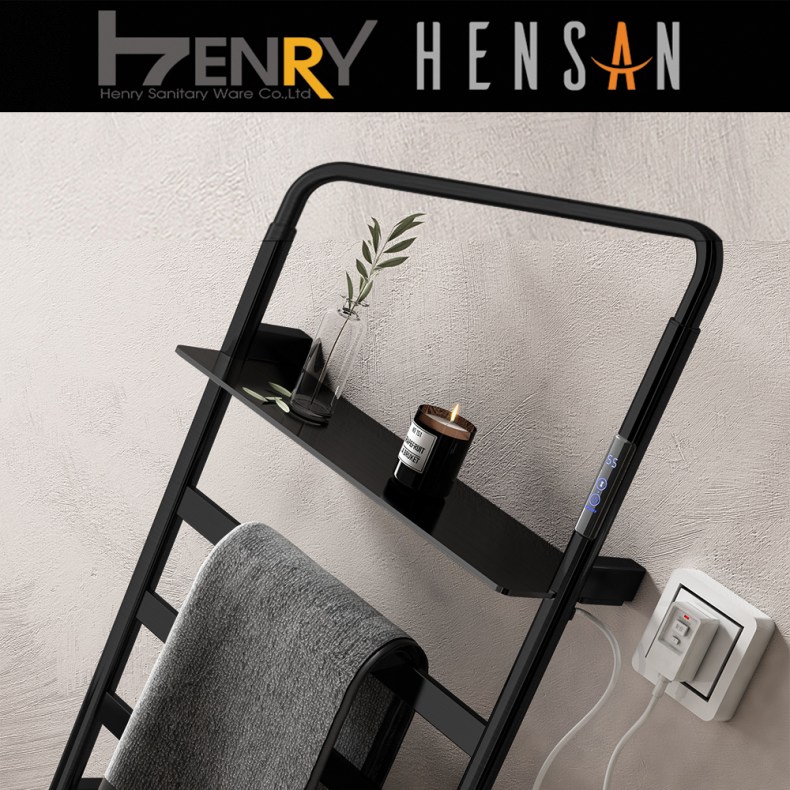 HENSAN - 智能電熱毛巾桿 / F-2033-PB(質感黑)