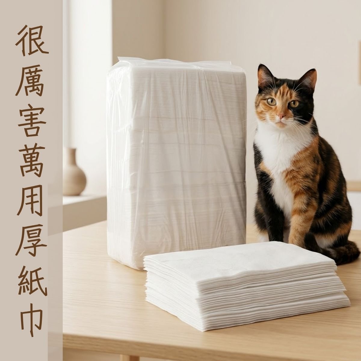 【很厲害。萬用厚紙巾】4月28日出貨