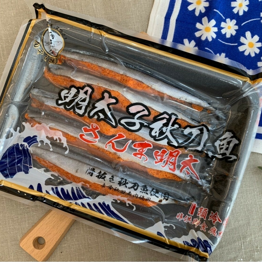 明太子秋刀魚5隻400g/盒