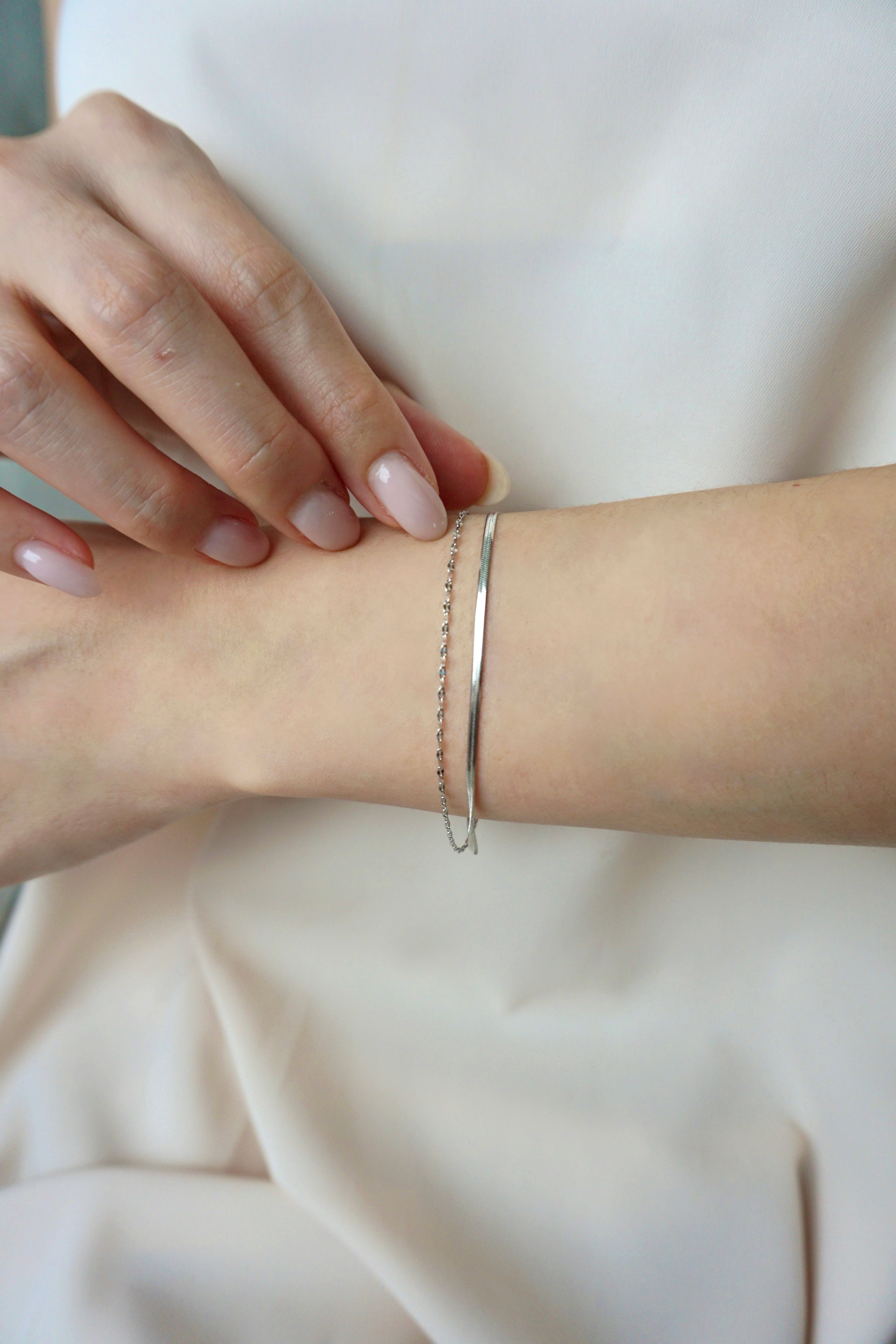 316L Dainty Two-Layer Bracelet 造型雙層手鏈