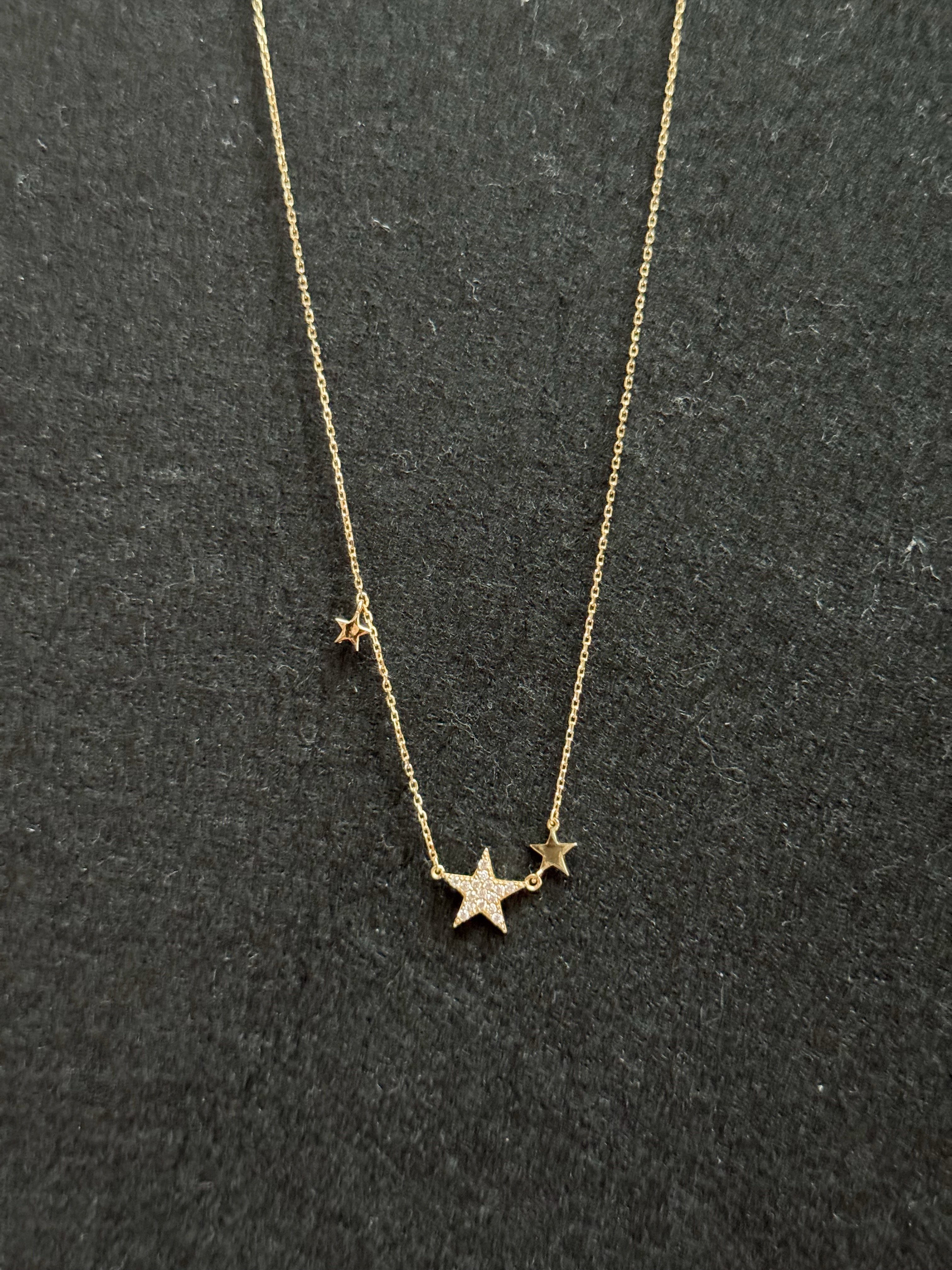 S925 Star Sequins  Necklace 星辰亮片項鍊