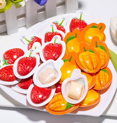 3D水果榴莲糖草莓糖创意奶糖 散装随身零食办公室网红零食 糖果批发 質保12月