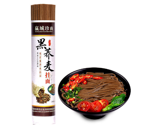 赢城黑荞麦挂面 0脂，500克/包，质保12个月