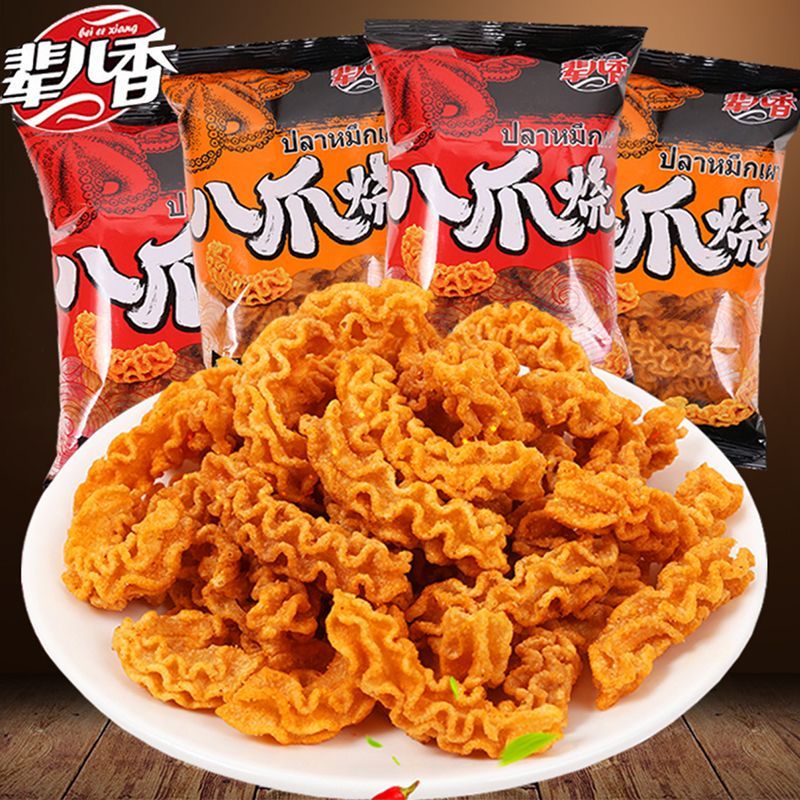 輩兒香吮指八爪燒40g追劇零食休閑小吃大禮包天津網紅爆款批發  質保9個月