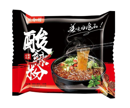 絲令館酸辣粉105克/袋 整箱48袋 酸辣可口 红薯粉劲道
