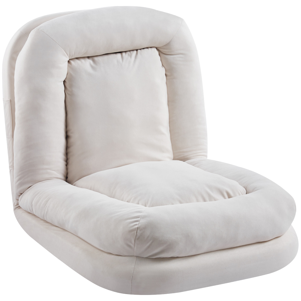 Lazydoggy和室懶人狗窩絨布休閒沙發-兩色可選