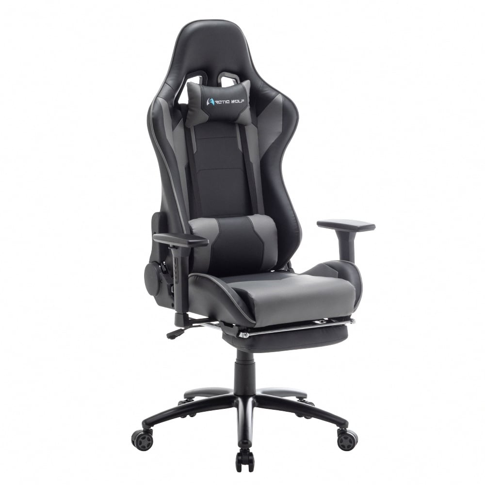 ArcticWolf Apollo太陽神賽車型金屬腳電競椅-四色可選