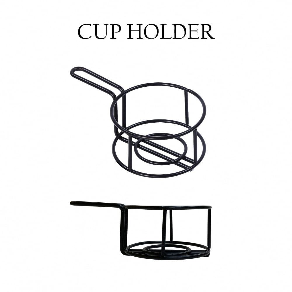 金屬杯架-黑色