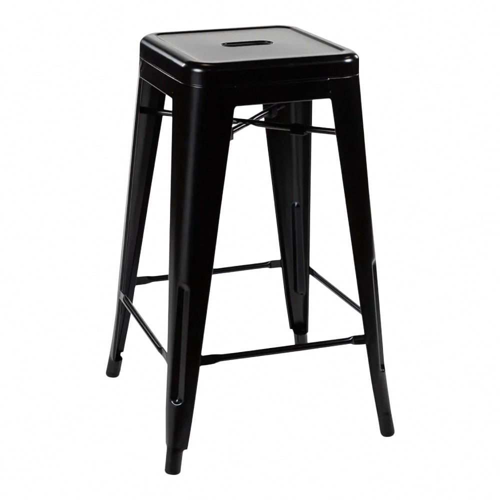 約克工業風可堆疊金屬吧檯椅-座高66cm-四色可選