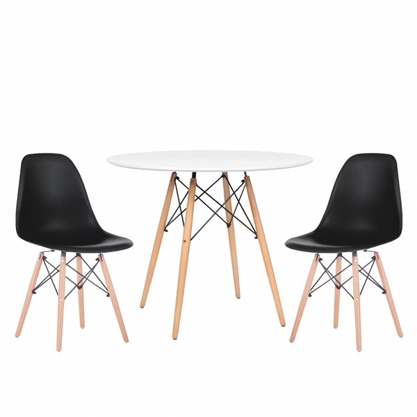 Galan加蘭北歐一桌二椅套組-EMS幅80cm-七色可選