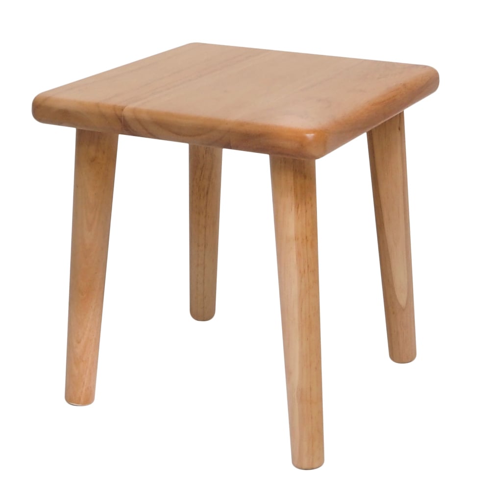 Bucolic田園系多功能實木小方凳-原木色