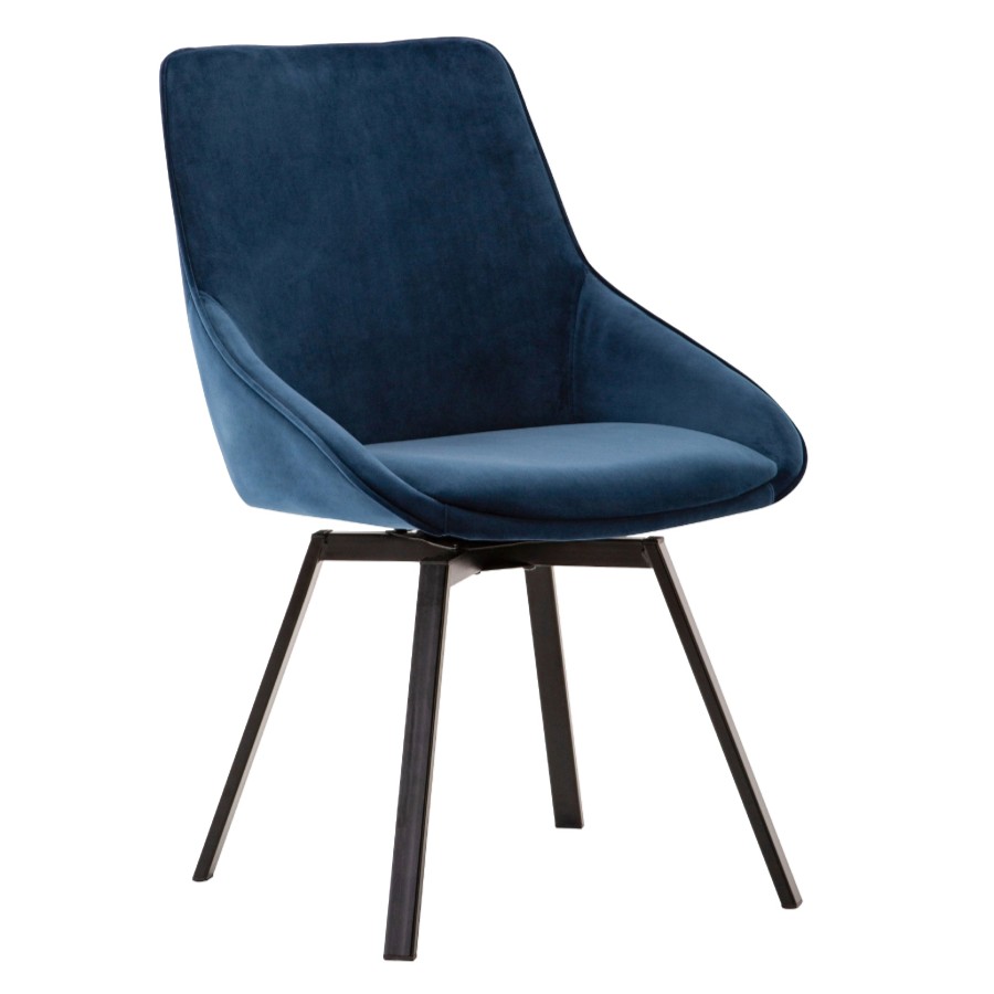 Naila奈拉旋轉絨布餐椅-三色可選