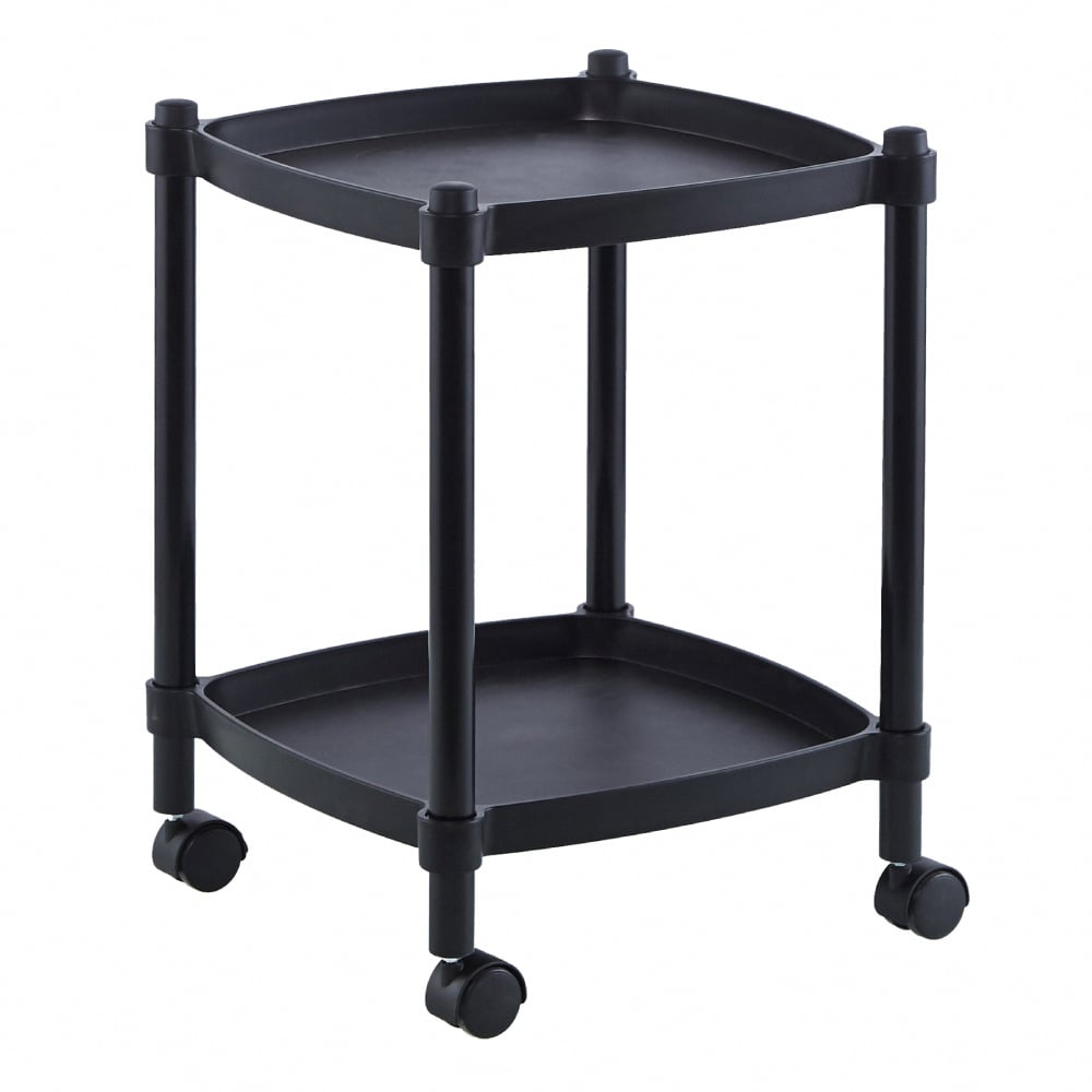 Lightart輕量化雙層方形收納置物推車-三色可選