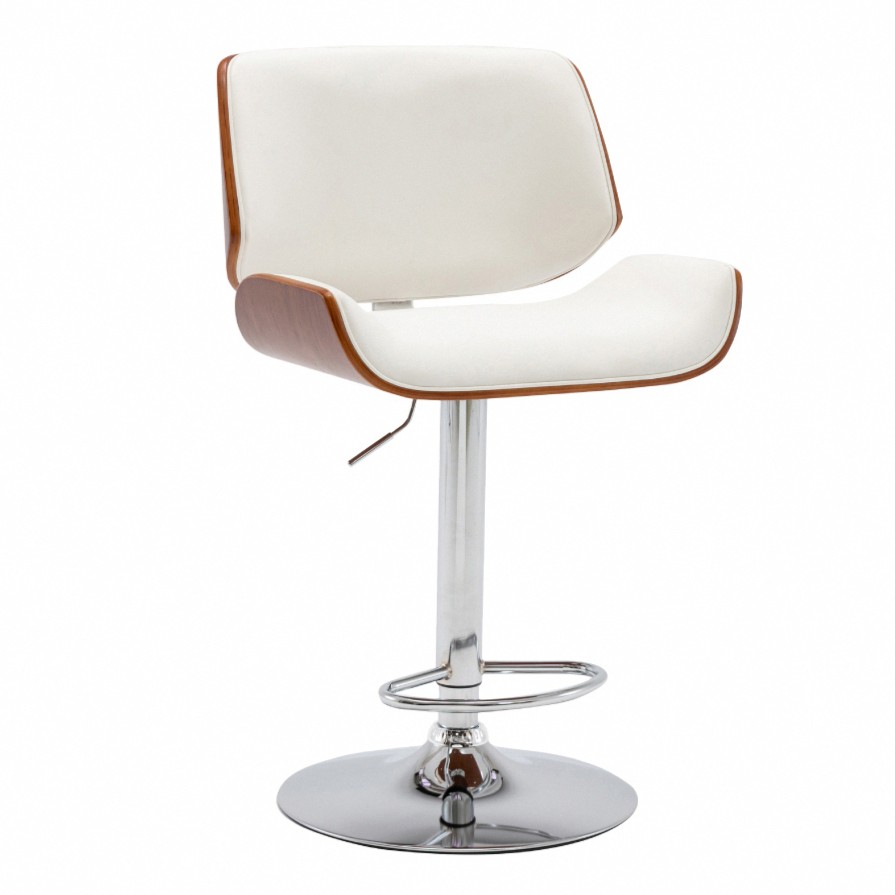 Niam尼安可調式曲木吧檯椅-三色可選