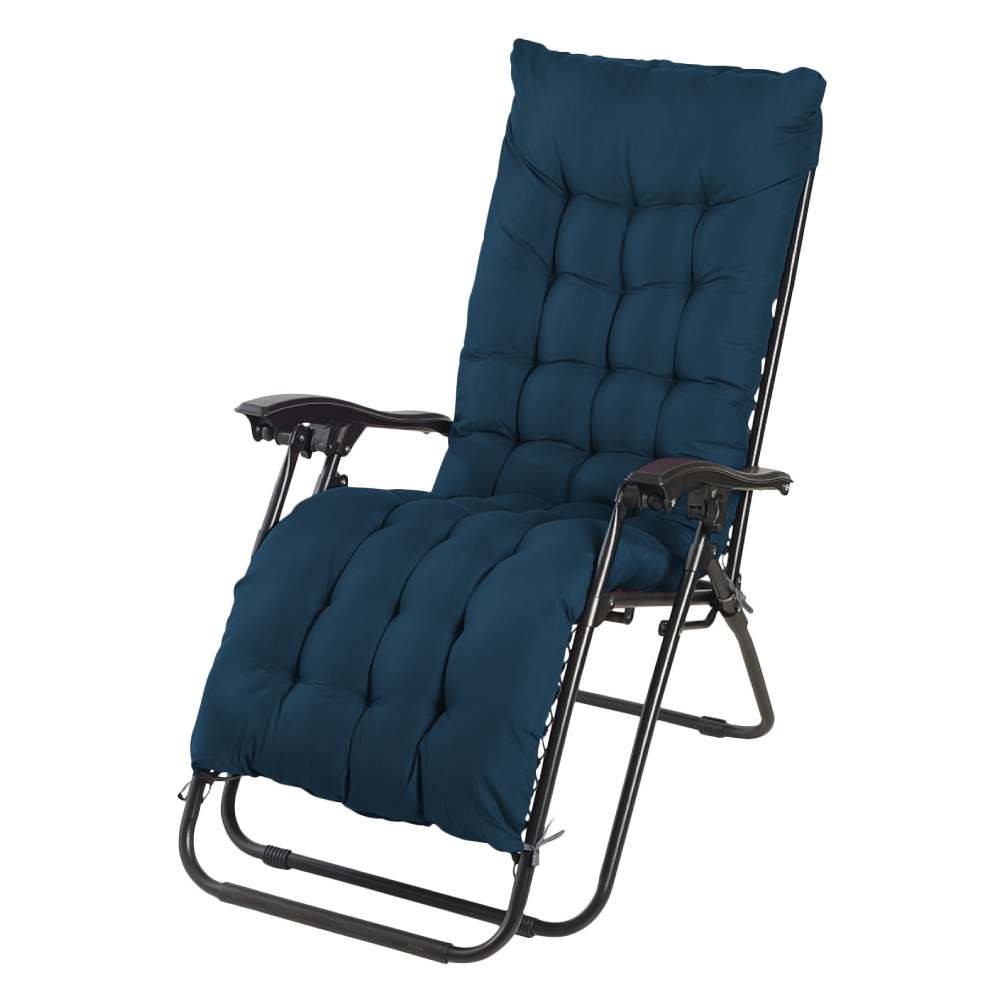 Jeff傑夫高承重圓管網布附頭枕附椅墊休閒躺椅-三色可選