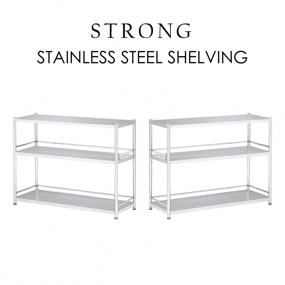 Strong思創不鏽鋼三層收納置物架-幅95cm