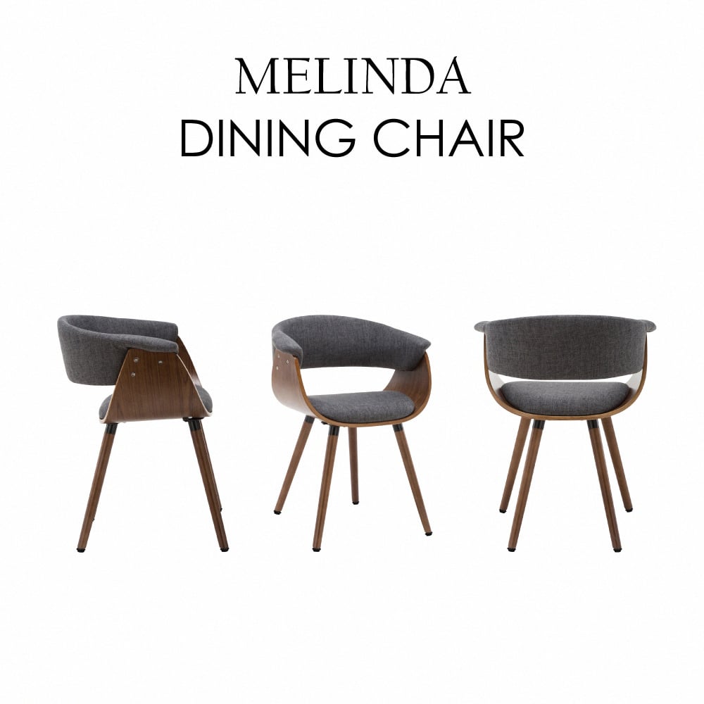 Melinda梅琳達曲木餐椅-灰色