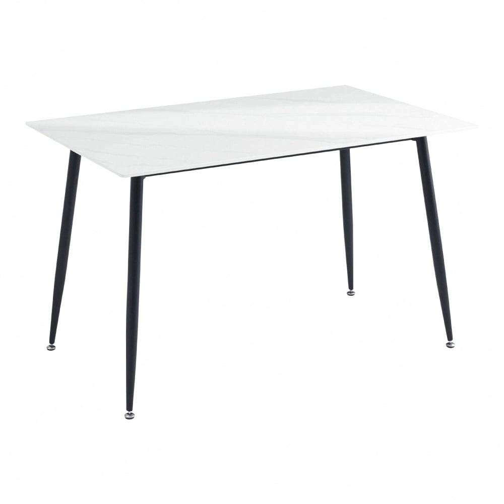 岩崎4尺白霧灰岩板餐桌-三色可選