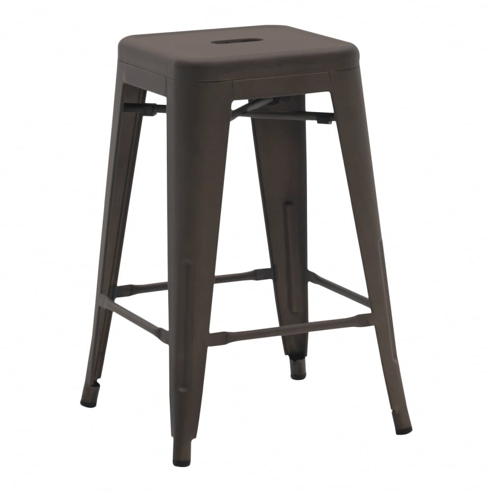 約克工業風可堆疊金屬吧檯椅-座高66cm-四色可選