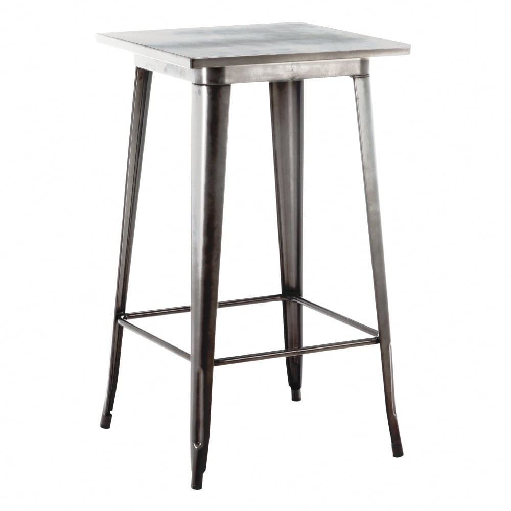 Dale黛爾工業風金屬方形吧台桌-幅60cm-四色可選