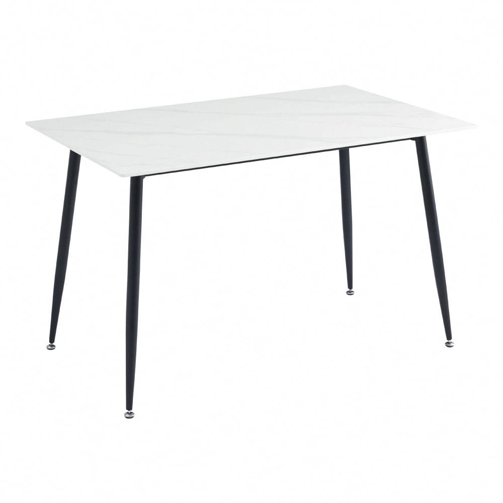 岩崎4尺白霧灰岩板餐桌-三色可選