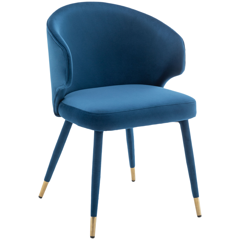 Jade潔迪扶手絨布腳包金邊休閒餐椅-五色可選