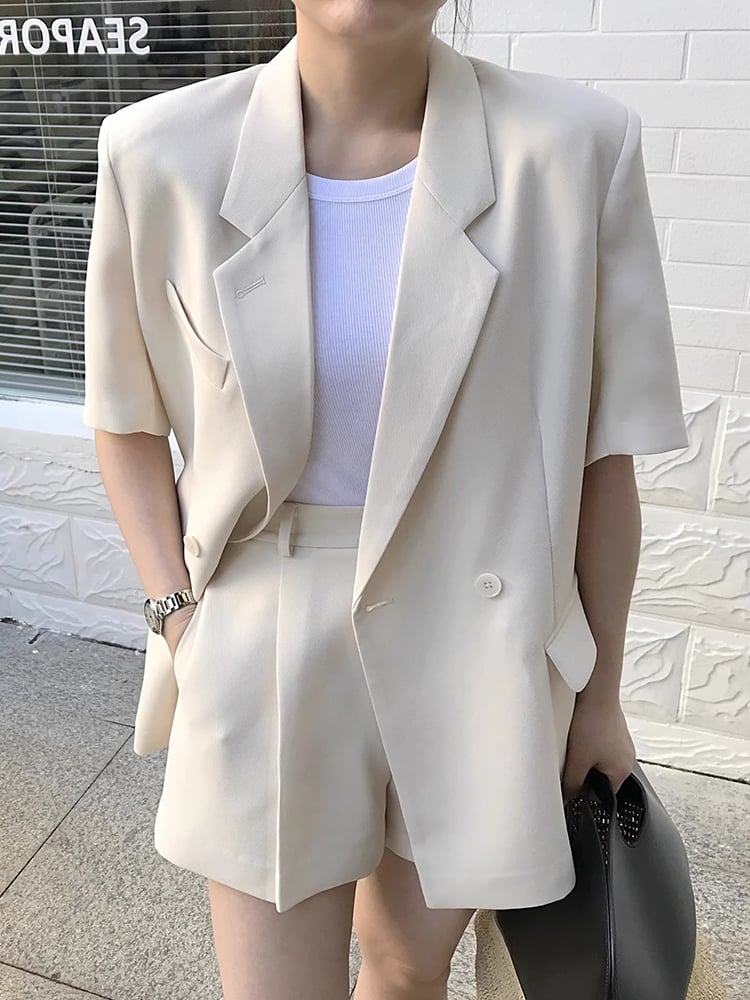 韓感氣質西裝套裝