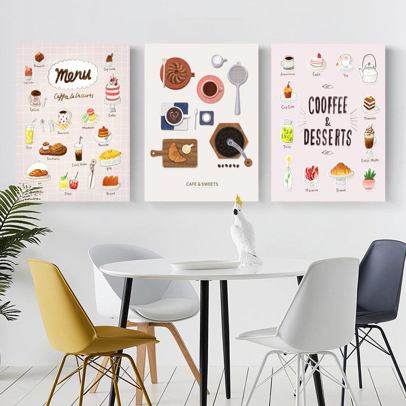 餐廳 咖啡廳 甜點麵包咖啡美食小清新  七款