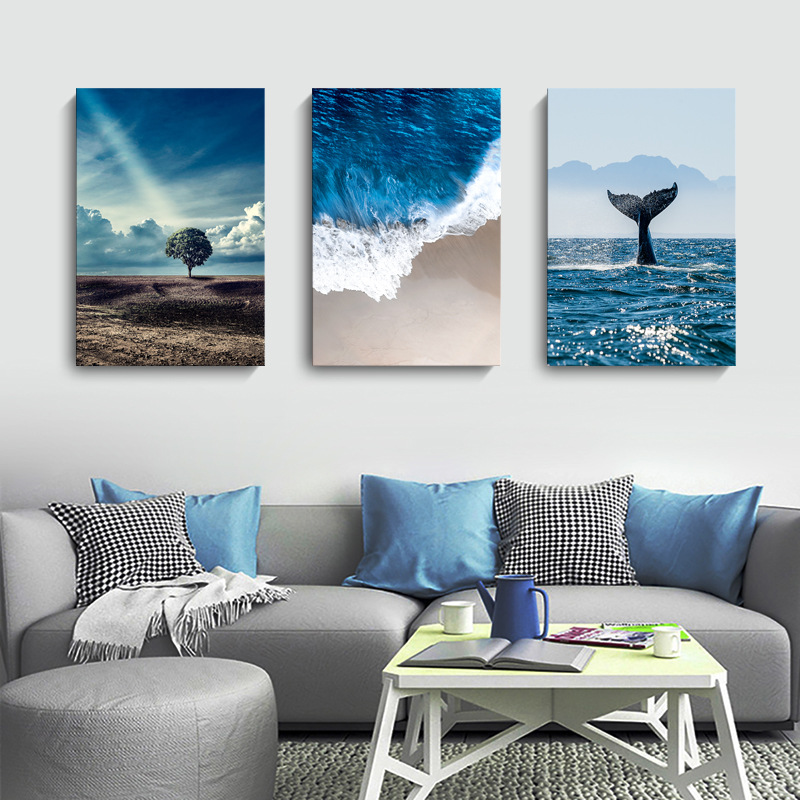 海洋 鯨魚 魚尾 四款