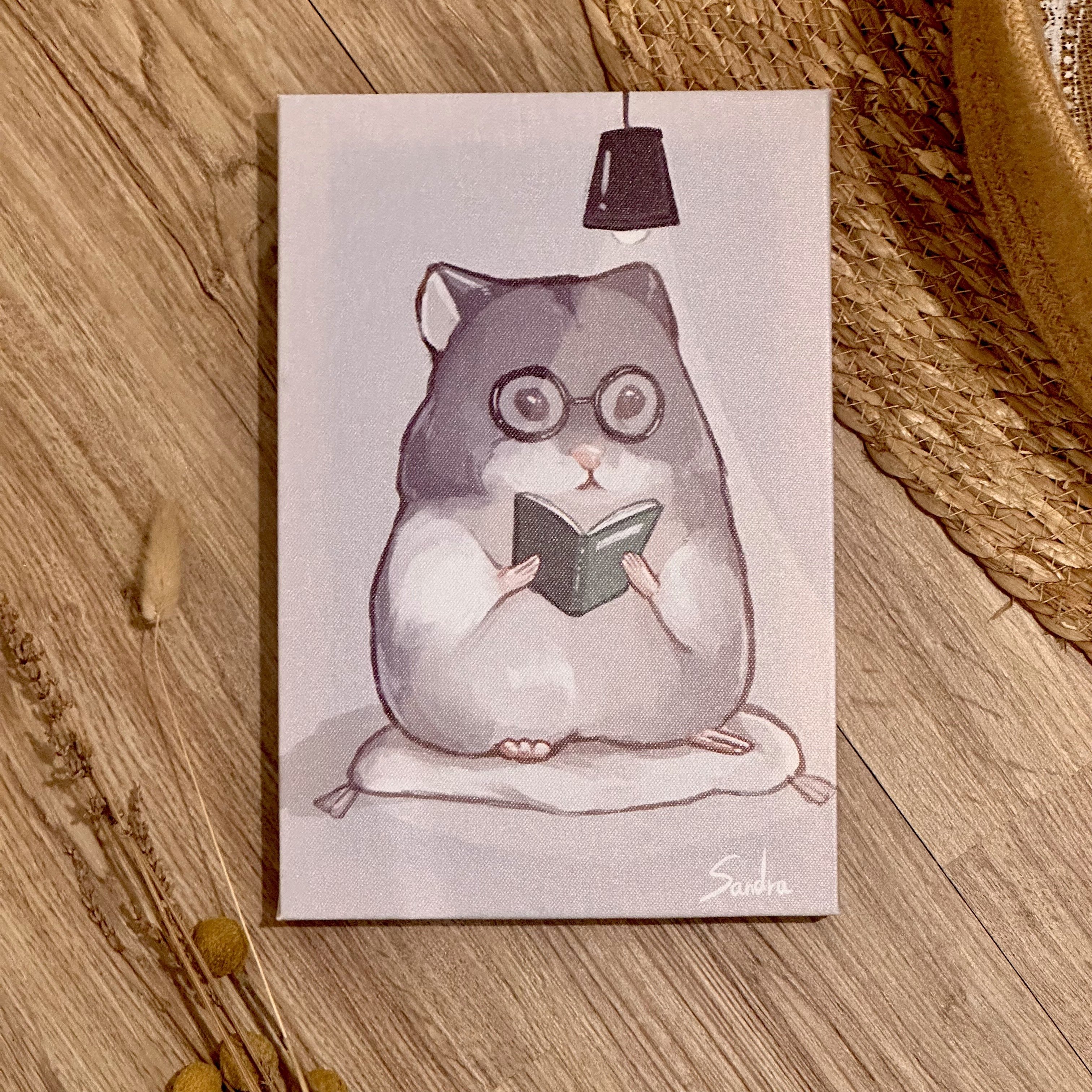 漫德原創-寵物系列｜沈浸小說世界の黃金鼠 台灣在地繪師