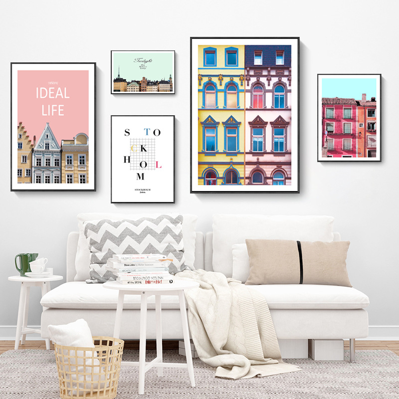 歐式繽紛建築 文藝風格 8款