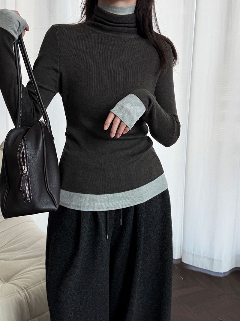 高級感打底針織衫