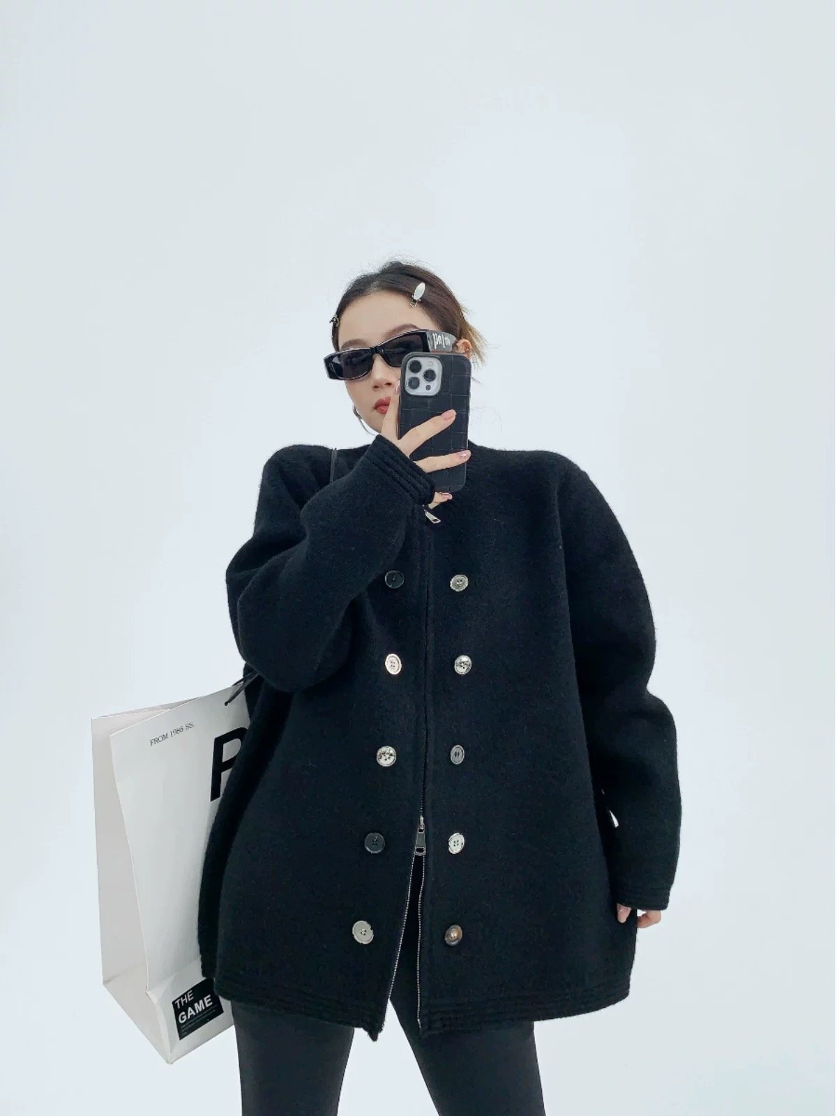 小香風加厚高級感外套