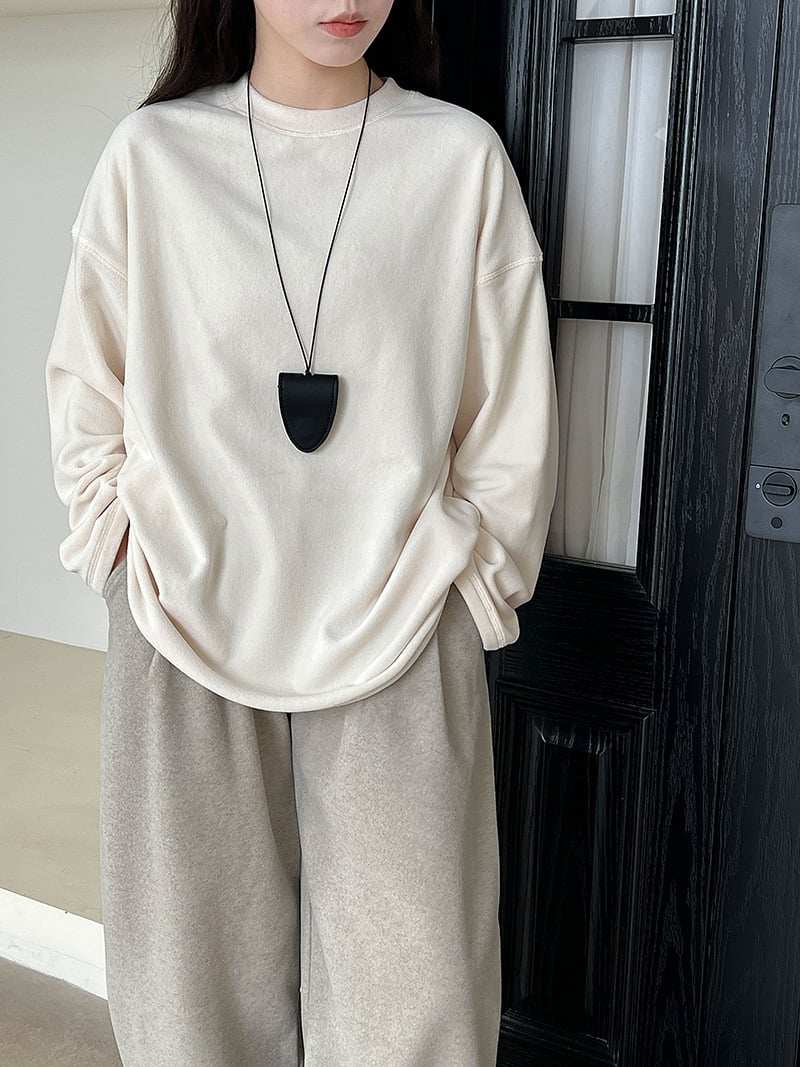 長袖打底衫百搭圓領衛衣