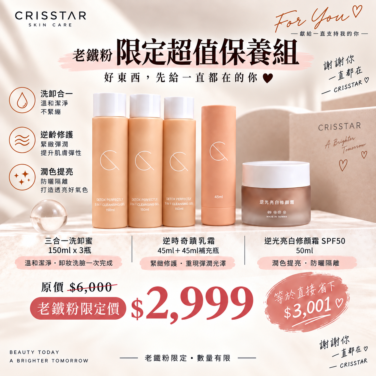 老鐵粉｜最超值保養組