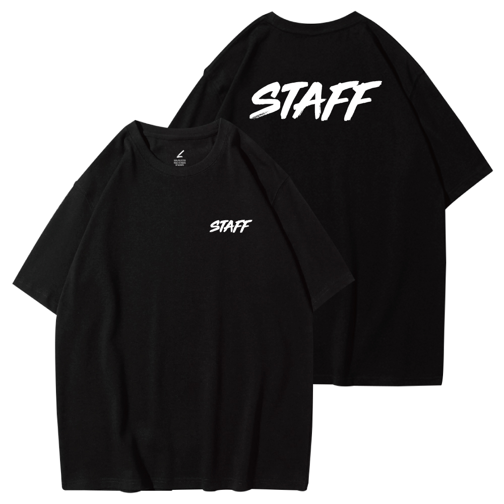 STAFF 重磅寬版落肩T恤