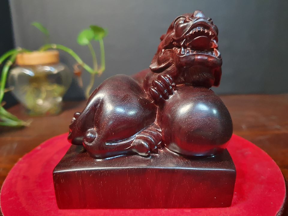 印度小葉紫檀【貔貅印章】方料