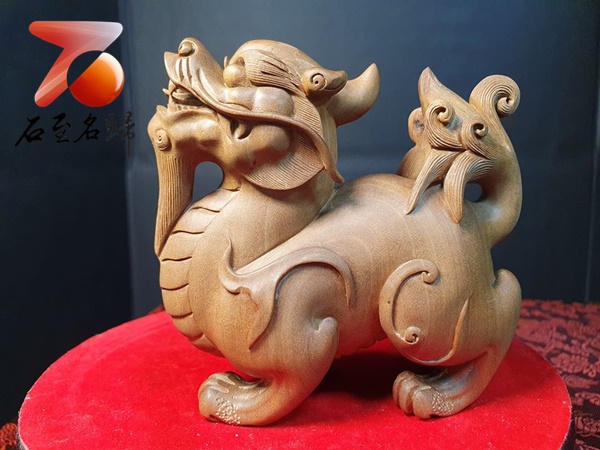 印度老山檀香-湘工大師全手工雕刻【貔貅】